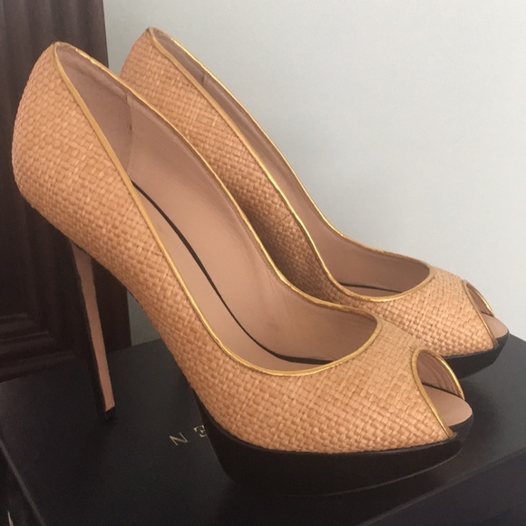NWT Emilio Pucci Peep Toe Pump - Picture 3 of 6